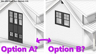 Residential Revit  Design Options The North Wing  PT 5 [upl. by Pell]