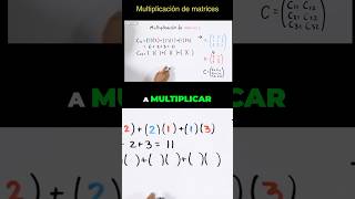 Multiplicación de matrices [upl. by Marelda]