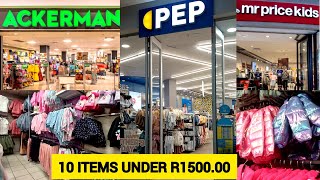 Pep Ackermans amp MRP Winter Shopping haul South africa  MINI VLOG  South african Mom Youtuber [upl. by Vale]