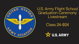 US Army Flight School Class 24024 Graduation [upl. by Hsivat]