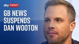 GB News presenter Dan Wootton suspended after Laurence Fox comments [upl. by Pritchett795]