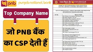 PNB Bank CSP Kaise Khole 2024  Top 6 csp provider company 2024  csp grahak seva kendra kaise le [upl. by Bainter]