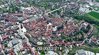 Altstadtbereich und Innenstadtzentrum in Bautzen im Bundesland Sachsen Deutschland [upl. by Herries897]