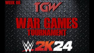 WWE 2K24 Mens War Games tournament Week 8 Match 1 [upl. by Fabiano399]