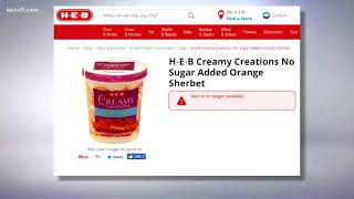 HEB ice cream recall alert [upl. by Nallid577]