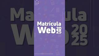 MATRÍCULA WEB 2025 📘📝Atenção pais e responsáveis [upl. by Martijn]