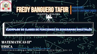 EJEMPLOS DE CLASES DE FUNCIONES EN DIAGRAMAS SAGITALES  PROFE BANGUERO [upl. by Dodson]