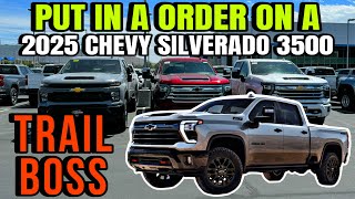 I Put In A Order On A 2025 Chevy Silverado 3500 Trail Boss Here Is All The Updates [upl. by Celia]