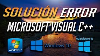 Solución al Error Microsoft Visual C Runtime Library en Windows 107811  2024 [upl. by Peri]