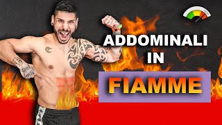 ADDOMINALI IN FIAMME  livello difficile [upl. by Ittak104]