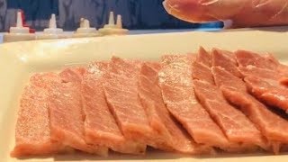 So FATTY Tuna BellyBest Tuna Toro Nigiri Sushi蓝鳍金枪鱼 [upl. by Gignac]