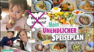 Mein unendlicher Speiseplan 😋🍴  Das komplette Konzept 🙌🏼 mamiblock [upl. by Chaudoin]