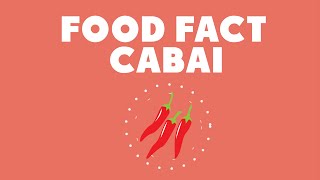 Food Fact  Cabai [upl. by Pasquale]