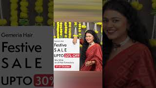 Get Ready for Gemeria Hairs BIGGEST Festive Sale EVER  Upto 30 off  SALE starts tomorrow [upl. by Ainud]