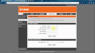 How to Change Router password in DLink Router New Model [upl. by Ahsal835]