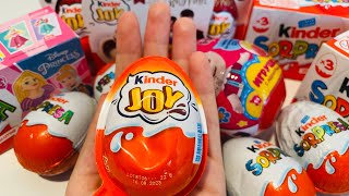 Kinder Joy vs Kinder surprise ASMR Unboxing [upl. by Teryn]