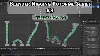 Blender Rigging Tutorial Series 3  Bendy Bones Rig [upl. by Christal678]