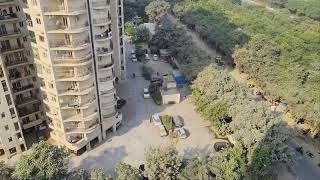 Satisfying video Proview Technocity 12th floor balcony view Greater noida view ASMR [upl. by Ardried]