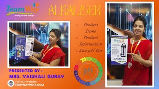 TEAMWAY ALKALIZER BOTTLE DEMO BY NATIONAL MARKETING HEAD MRS VAISHALI MADAM [upl. by Asante327]