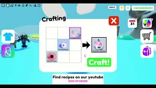 How to craft HORO HORO in roblox pop it trading [upl. by Ynatsyd]