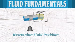 Newtonian Fluid Problem  Maximum Angular Velocity Shaft Mounted In A Journal [upl. by Zacharia925]