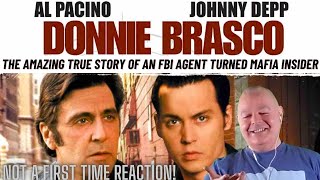 Donnie Brasco Movie Reaction donniebrasco mafia alpacino [upl. by Delamare]