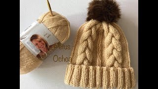 Como tejer gorro con trenza amigurumis by Petus [upl. by Elawalo]