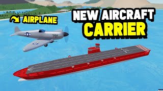 AIRCRAFT CARRIER in Roblox Shipping Lanes [upl. by Aneda]