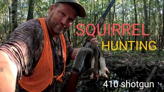 Early Season SQUIRREL HUNTING with a 410 shotgun Alabama Public Land [upl. by Jerrold]