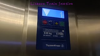 ThyssenKrupp lift  Lisburn train station [upl. by Acile]