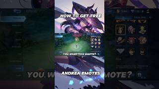 Unlock FREE Andrea Emotes in MLBB NOW [upl. by Nettirb]