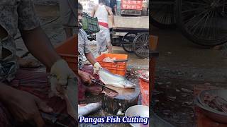 Amazing Great Delicious Pangas Fish Cutting Techniques  Fish Cutting Skills [upl. by Eelyrehc]