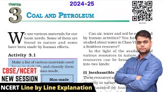 Coal and Petroleum  8 Science Chapter 3  202425 Session [upl. by Hplar]