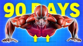 Pushups EVERY DAY For 90 Days Transformation [upl. by Hedvige890]