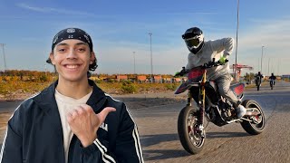 SUPERMOTO MED SKOOVBY [upl. by Eilitan]