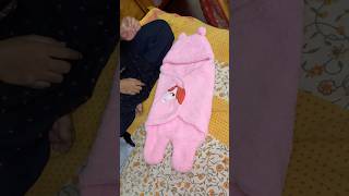 Meesho থেকে blanket অর্ডার করেছি মেয়ের জন্য দেখ কেমন minivlog vlog cutebaby baby shorts [upl. by Etteve]