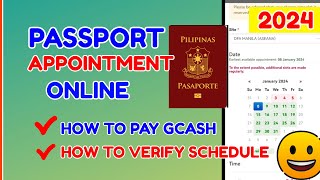 How to Get Passport Schedule Online How to Pay Passport Online Appointment Passport GCash [upl. by Phelips945]