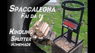 Spaccalegna Fai da Te  Kindling Splitter Homemade [upl. by Tnias12]