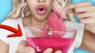 DIY DIP ON Hair Dye How To Color Hair Using PAPER [upl. by Ciri]