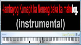 Leron Leron Sinta  Nursery Rhymes  Filipino Folk Song Karaoke [upl. by Buell412]