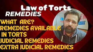 REMEDIES AVAILABLE IN LAW OF TORTS [upl. by Hareema]