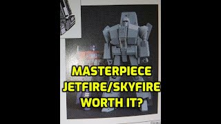 MASTERPIECE JETFIRE REVEALED  MASTERPIECE SKYFIRE  NINJA KNIGHT [upl. by Aerdied]