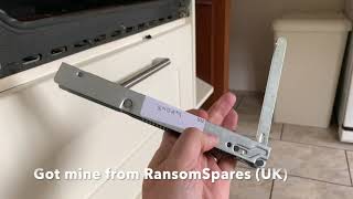 Oven door hinge replacement [upl. by Marje]