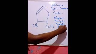 IUPAC NOMENCLATURE OF AN ALICYCLIC COMPOUND ORGANIC CHEMISTRY [upl. by Sheehan]