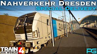 Train Sim World 4  Nahverkehr Dresden  Special Delivery Scenario  BR 193 Vectron [upl. by Eniamert]