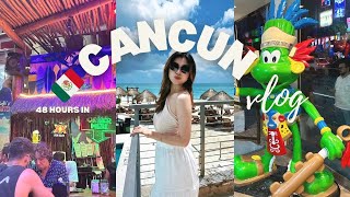 MEXICO VLOG 🇲🇽  48 hours in cancun ⛱️ 🌊 [upl. by Portie]