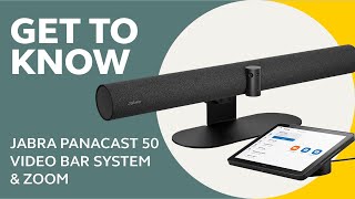 Jabra PanaCast 50 Video Bar System for Zoom Rooms Video Conferencing Reinvented [upl. by Weingarten]