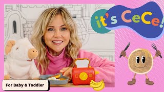 Baby amp Toddler Learning Videos I A Healthy Breakfast with Piggy I Learn To Talk with Its CeCe [upl. by Issiah]