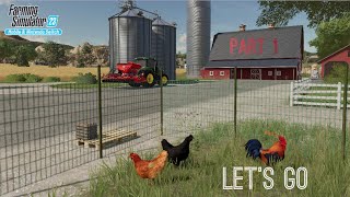 farming simulator 23  time lapse  gameplay  part 1 [upl. by Eikcor816]