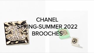 CHANEL SPRINGSUMMER COLLECTION 2022 ❤️ CHANEL BROOCHES [upl. by Aluap]